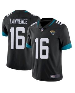 Men's Jacksonville Jaguars #16 Trevor Lawrence 2021 NFL Draft Black Vapor Untouchable Limited Stitched Jersey