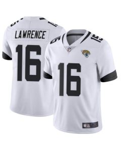 Men's Jacksonville Jaguars #16 Trevor Lawrence 2021 NFL Draft White Vapor Untouchable Limited Stitched Jersey