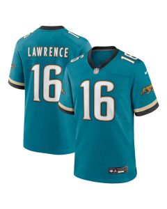 Men's Jacksonville Jaguars #16 Trevor Lawrence Nike Teal Prowler Throwback Player Game Jersey (Teal)