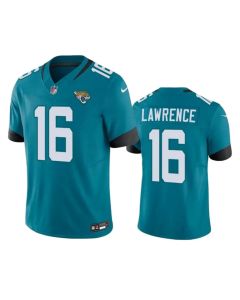 Men's Jacksonville Jaguars #16 Trevor Lawrence Teal 2023 F.U.S.E Vapor Untouchable Limited Stitched Jersey