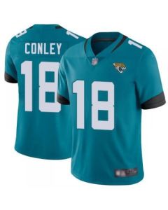 Men's Jacksonville Jaguars #18 Chris Conley Teal Vapor Untouchable Limited Stitched NFL Jersey