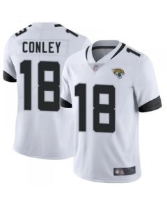 Men's Jacksonville Jaguars #18 Chris Conley White Vapor Untouchable Limited Stitched NFL Jersey
