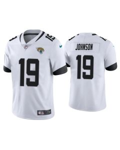 Men's Jacksonville Jaguars #19 Terry Godwin White Vapor Untouchable Limited Stitched Jersey