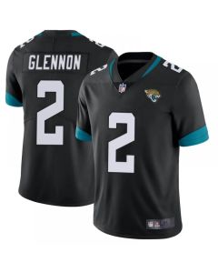 Men's Jacksonville Jaguars #2 Mike Glennon Black Vapor Untouchable Limited Stitched Jersey