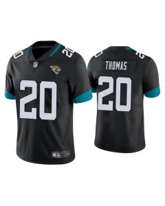 Men's Jacksonville Jaguars #20 Daniel Thomas Black Vapor Untouchable Limited Stitched Jersey