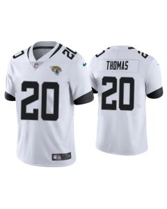 Men's Jacksonville Jaguars #20 Daniel Thomas White Vapor Untouchable Limited Stitched Jersey