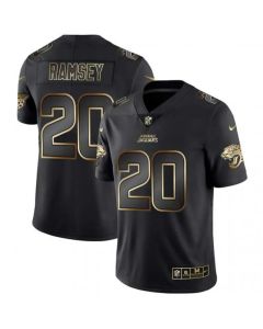 Men's Jacksonville Jaguars #20 Jalen Ramsey 2019 Black Gold Edition Stitched NFL Jersey