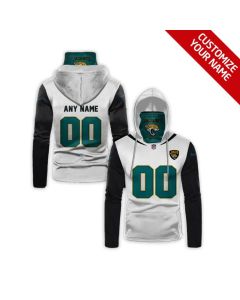 Men's Jacksonville Jaguars 2020 White Customize Hoodie Mask