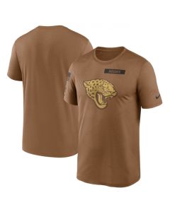 Men's Jacksonville Jaguars 2023 Brown Salute To Service Legend Performance T-Shirt