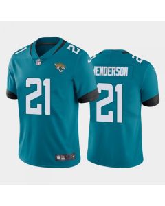 Men's Jacksonville Jaguars #21 CJ Henderson Blue Vapor Untouchable Limited Stitched Jersey
