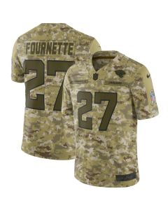 Men's Jacksonville Jaguars #27 Leonard Fournette 2018 Camo Salute to Service Limited Stitched NFL Jersey
