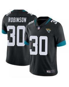 Men's Jacksonville Jaguars #30 James Robinson Black Vapor Untouchable Limited Stitched Jersey