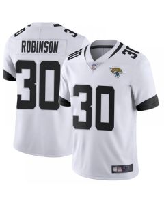 Men's Jacksonville Jaguars #30 James Robinson White Vapor Untouchable Limited Stitched Jersey