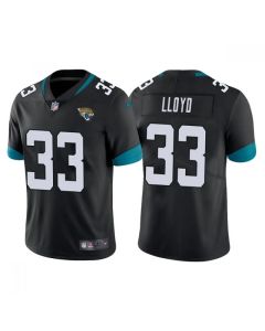 Men's Jacksonville Jaguars #33 Devin Lloyd Black Vapor Untouchable Limited Stitched Jersey