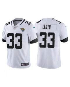 Men's Jacksonville Jaguars #33 Devin Lloyd White Vapor Untouchable Limited Stitched Jersey
