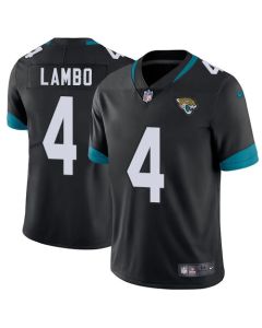 Men's Jacksonville Jaguars #4 Josh Lambo Black Vapor Untouchable Limited Stitched NFL Jersey