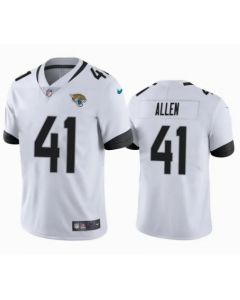 Men's Jacksonville Jaguars #41 Josh Allen White Vapor Untouchable Limited Stitched NFL Jersey