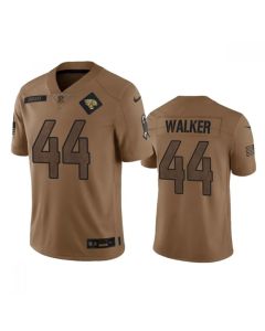 Men's Jacksonville Jaguars #44 Travon Walker 2023 Brown Salute To Service Vapor Untouchable Limited Stitched Jersey