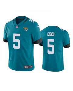 Men's Jacksonville Jaguars #5 Andre Cisco Teal Vapor Untouchable Limited Stitched Jersey