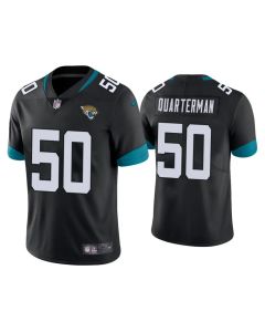 Men's Jacksonville Jaguars #50 Shaquille Quarterman Black Vapor Untouchable Limited Stitched Jersey