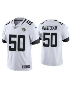 Men's Jacksonville Jaguars #50 Shaquille Quarterman White Vapor Untouchable Limited Stitched Jersey
