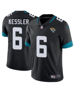Men's Jacksonville Jaguars #6 Cody Kessler Black Vapor Untouchable Limited Stitched NFL Jersey