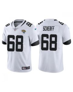 Men's Jacksonville Jaguars #68 Brandon Scherff White Vapor Untouchable Limited Stitched Jersey