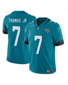 Men's Jacksonville Jaguars #7 Brian Thomas Jr Teal 2024 Draft Vapor Untouchable Limited Stitched Jersey