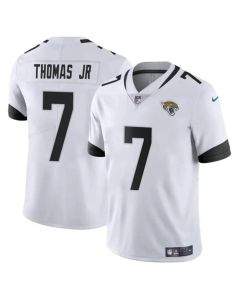 Men's Jacksonville Jaguars #7 Brian Thomas Jr White 2024 Draft Vapor Untouchable Limited Stitched Jersey