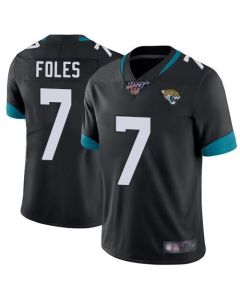 Men's Jacksonville Jaguars #7 Nick Foles Black 2019 100th Season Vapor Untouchable Limited Stitched NFL Jersey