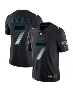 Men's Jacksonville Jaguars #7 Nick Foles Black 2019 Smoke Fashion Limited Stitched NFL Jersey