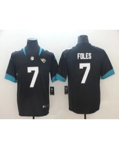 Men's Jacksonville Jaguars #7 Nick Foles Black Vapor Untouchable Limited Stitched NFL Jersey
