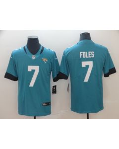 Men's Jacksonville Jaguars #7 Nick Foles Teal Vapor Untouchable Limited Stitched NFL Jersey