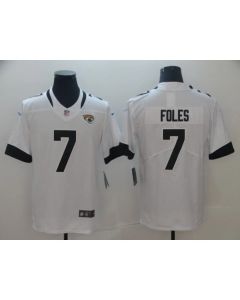 Men's Jacksonville Jaguars #7 Nick Foles White Vapor Untouchable Limited Stitched NFL Jersey