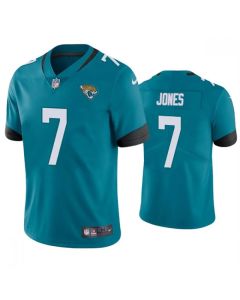 Men's Jacksonville Jaguars #7 Zay Jones Teal Vapor Untouchable Limited Stitched Jersey