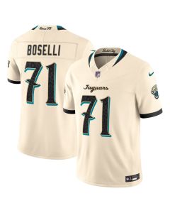 Men's Jacksonville Jaguars #71 Tony Boselli Natural 2026 Rivalries Collection Stitched Limited Jersey