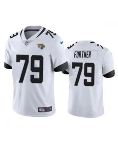 Men's Jacksonville Jaguars #79 Luke Fortner White Vapor Untouchable Limited Stitched Jersey