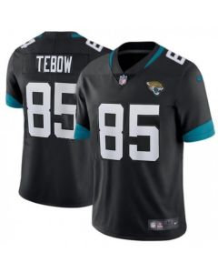 Men's Jacksonville Jaguars #85 Tim Tebow 2021 Black Vapor Untouchable Limited Stitched Jersey