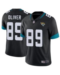 Men's Jacksonville Jaguars #89 Josh Oliver Black Vapor Untouchable Limited Stitched NFL Jersey