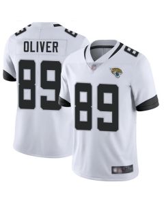 Men's Jacksonville Jaguars #89 Josh Oliver White Vapor Untouchable Limited Stitched NFL Jersey