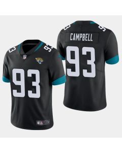 Men's Jacksonville Jaguars #93 Calais Campbell Black 2019 Vapor Untouchable Limited Stitched NFL Jersey