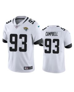 Men's Jacksonville Jaguars #93 Calais Campbell White 2019 Vapor Untouchable Limited Stitched NFL Jersey