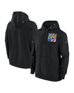Men's Jacksonville Jaguars Black 2023 Crucial Catch Club Pullover Hoodie