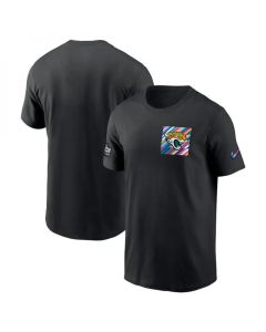 Men's Jacksonville Jaguars Black 2023 Crucial Catch Sideline Tri-Blend T-Shirt
