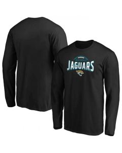 Men's Jacksonville Jaguars Black Clamp Down Long Sleeve T-Shirt