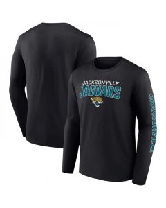 Men's Jacksonville Jaguars Black Go the Distance Long Sleeve T-Shirt
