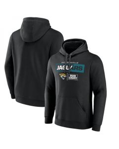 Men's Jacksonville Jaguars Black x Bud Light Pullover Hoodie