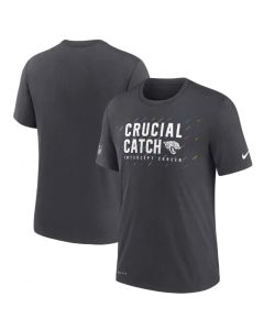Men's Jacksonville Jaguars Charcoal 2021 Crucial Catch Performance T-Shirt