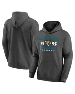 Men's Jacksonville Jaguars Heathered Charcoal Fierce Competitor Pullover Hoodie