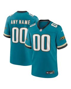 Men's Jacksonville Jaguars Nike Teal Prowler Throwback Game Custom Jersey (Teal)